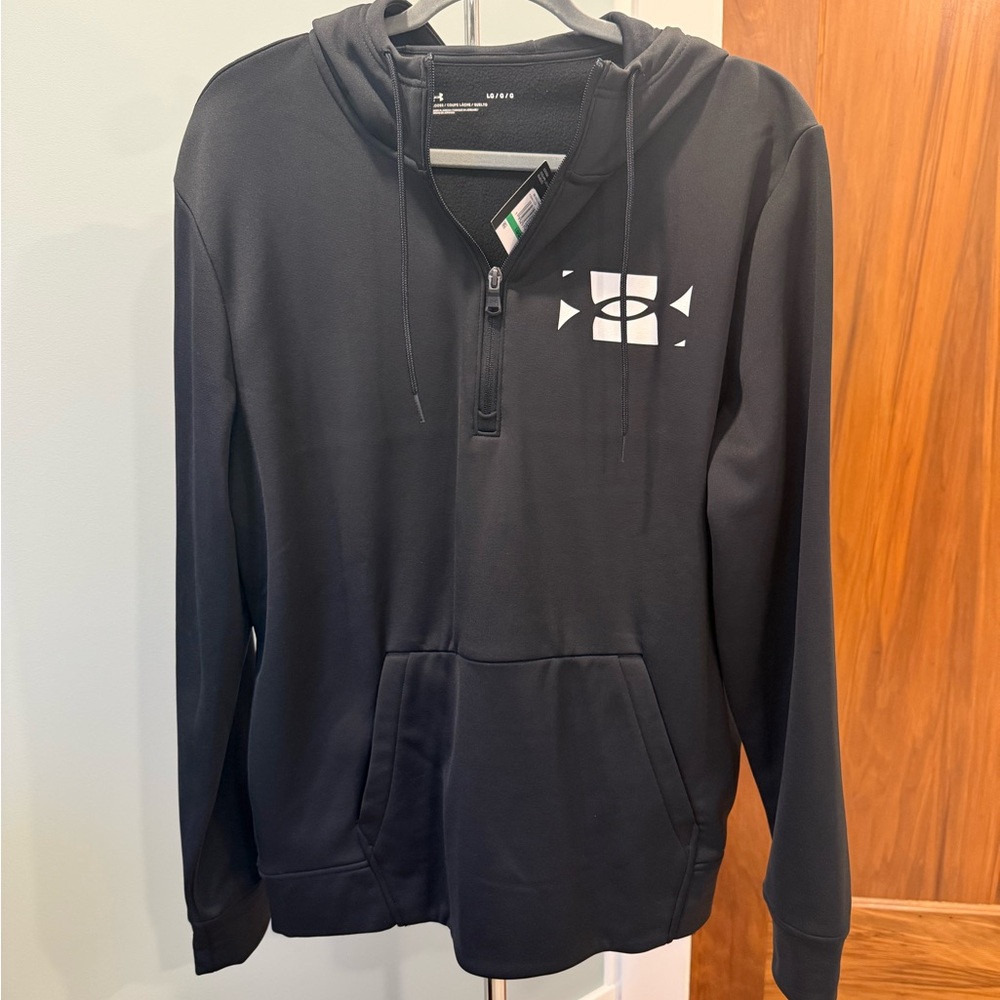 Under Armour Mens Quarter Zip Hoodie L - New with tags!
